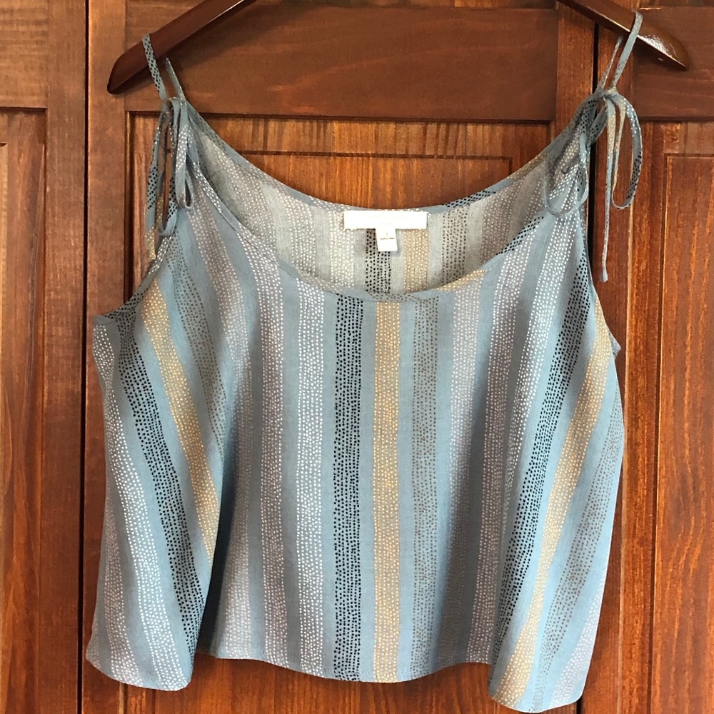 Cropped Spaghetti Strap Tank by Grade&Gather